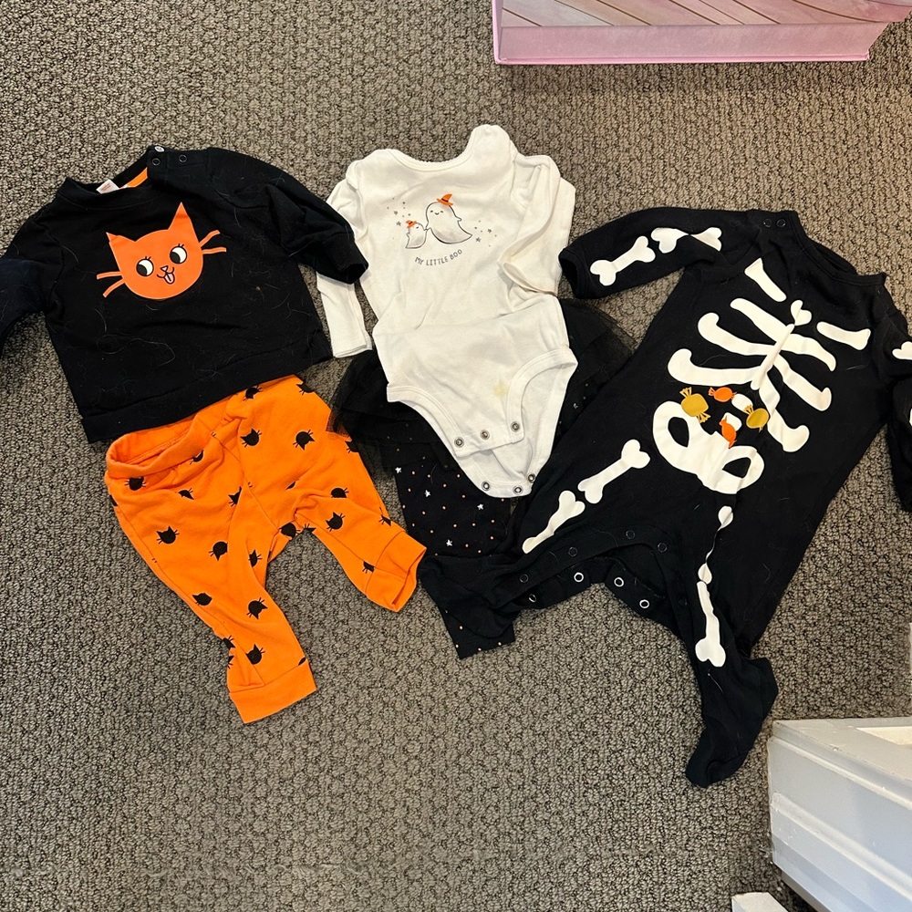 3-6mo Halloween outfits 🎃!